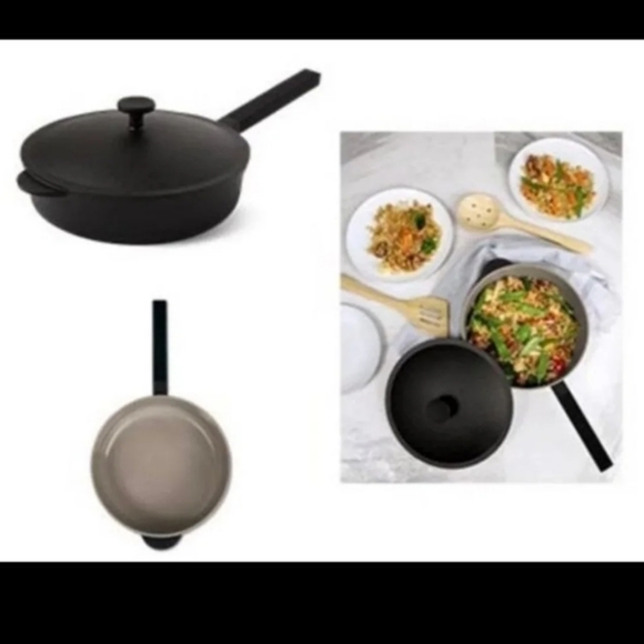Crofton Awesome Pan/Lid Set - BLACK - Picture 1 of 5